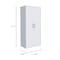 Tuhome Ambery 180 Armoire, Two Shelves, Double Door, Metal Rod, One Drawer, White CLB5947 - alternate 6